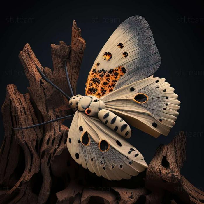 3D модель Parnassius arcticus (STL)